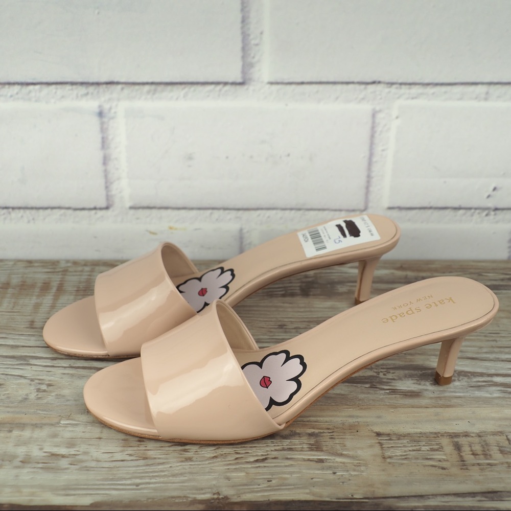 NIB kate spade Savvi sandals size 10 tusk - Picture 4 of 8